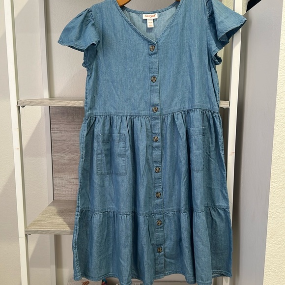 Soft woven short sleeve dress - Picture 4 of 12